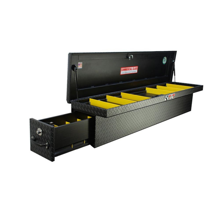 Brute 70" Side Mount Tool Textured Black W/ Rear Bed Safe Roller Drawer Passenger Side Model RB7670P-BT