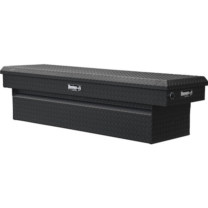Buyers Products 23x20x71 Inch Textured Matte Black Diamond Tread Aluminum Crossover Truck Tool Box Model 1739440