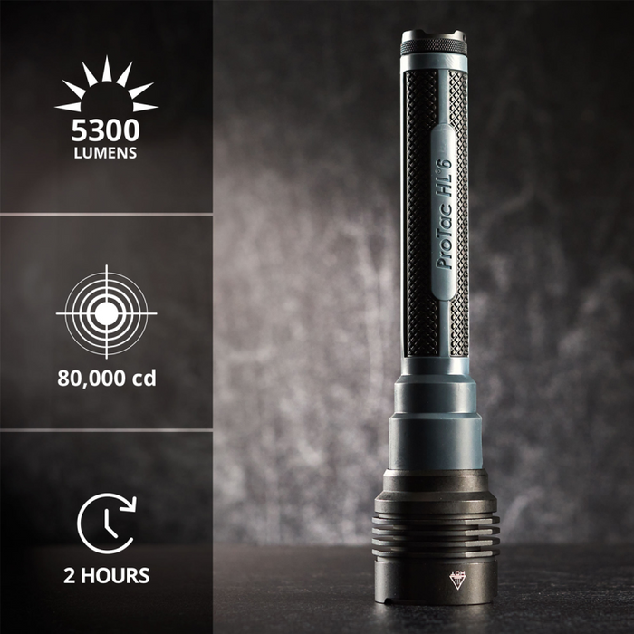 Streamlight ProTac® HL 6 Flashlight - Black SLI88131