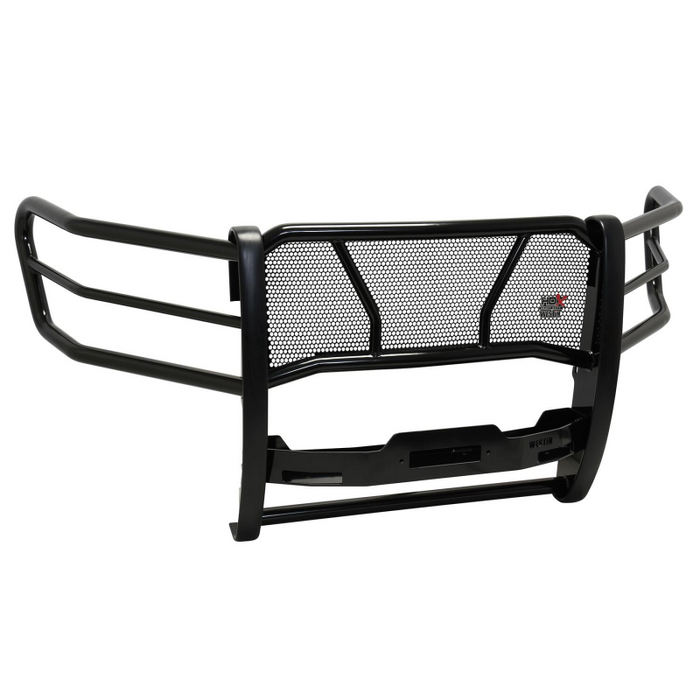 Westin HDX 1-Piece Winch Mount Grille Guard Black Steel Model 57-94065