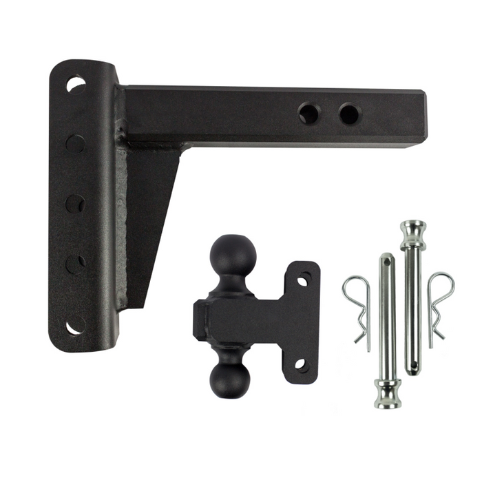 BulletProof Hitches 2.0" Heavy Duty 4" Drop/Rise Hitch Model HD204