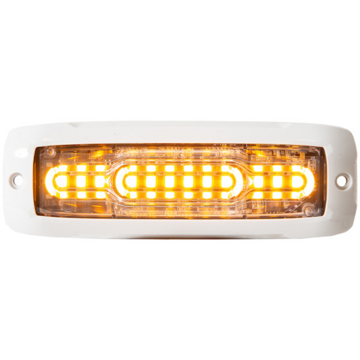 Buyers Products 5 Inch Ultra Thin Wide Angle Rectangular LED Amber Strobe Light Series Model 8890300