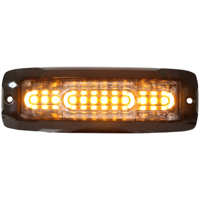 Buyers Products 5 Inch Ultra Thin Wide Angle Rectangular LED Amber Strobe Light Series Model 8890300