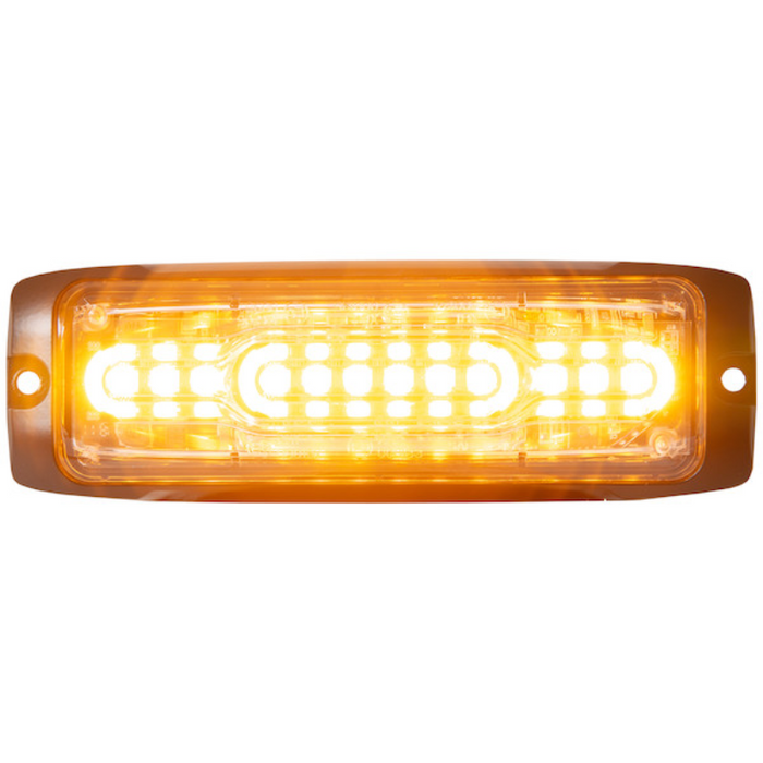 Buyers Products 5 Inch Ultra Thin Wide Angle Rectangular LED Amber Strobe Light Series Model 8890300