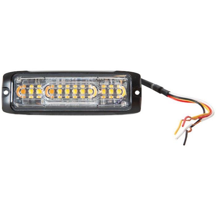 Buyers Products 5 Inch Ultra Thin Wide Angle Rectangular LED Amber Strobe Light Series Model 8890300