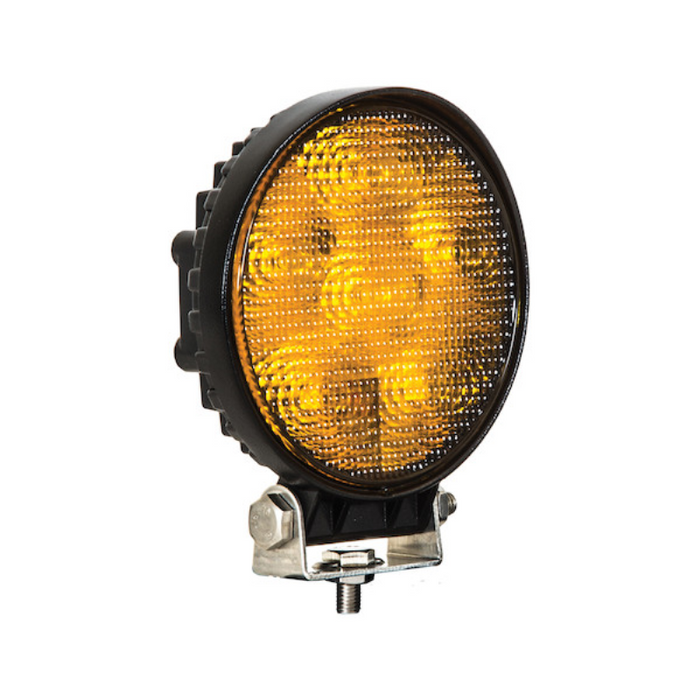 Buyers Products 4.5 Inch Post-Mounted Round LED Amber Strobe Light Model 8891015