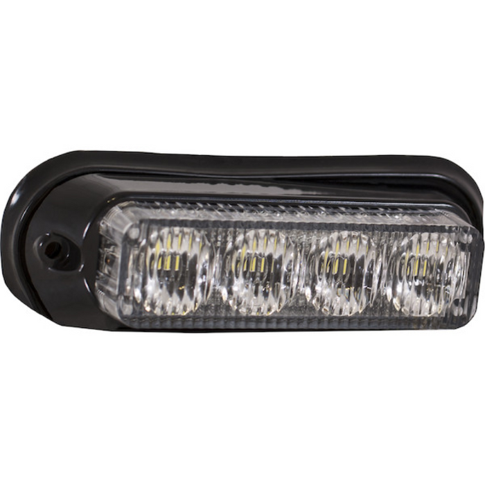 Buyers Products 5 Inch Raised Rectangular LED Clear Mini Strobe Light Series Model 8891131