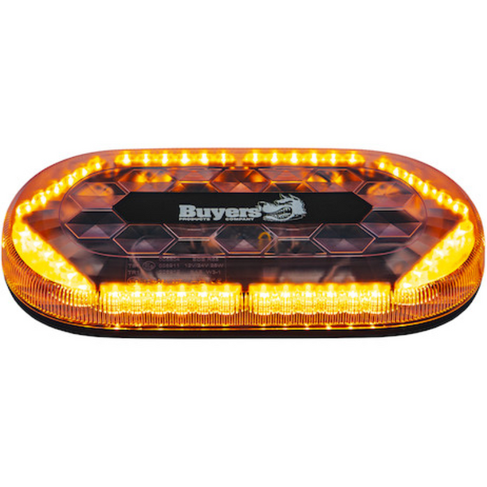 Buyers Products 13 Inch Oval Amber Modular Mini Light Bar Model 8891170