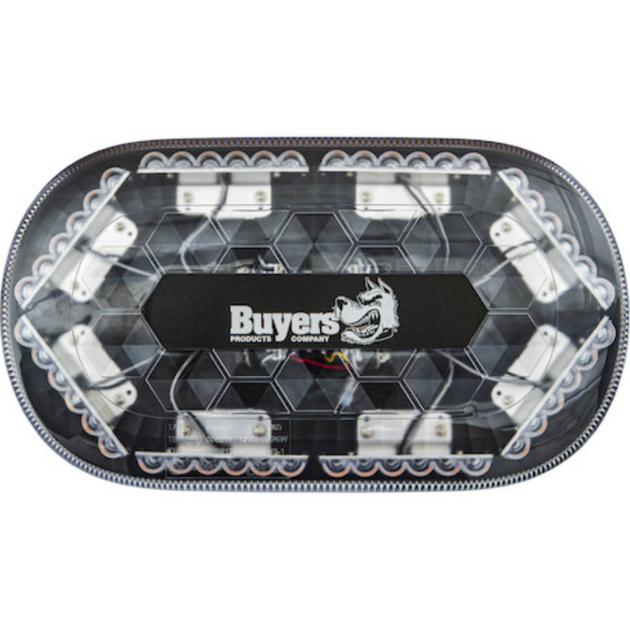 Buyers Products 13 Inch Oval Amber Modular Mini Light Bar Model 8891170