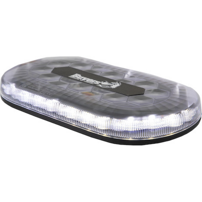 Buyers Products 13 Inch Oval Amber/Clear Modular Mini Light Bar Model 8891172