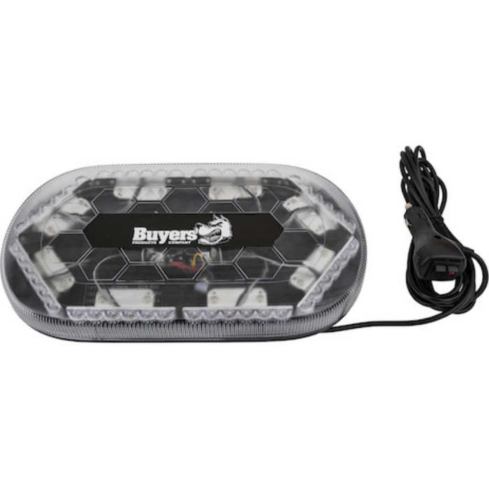 Buyers Products 13 Inch Oval Amber/Clear Modular Mini Light Bar Model 8891172