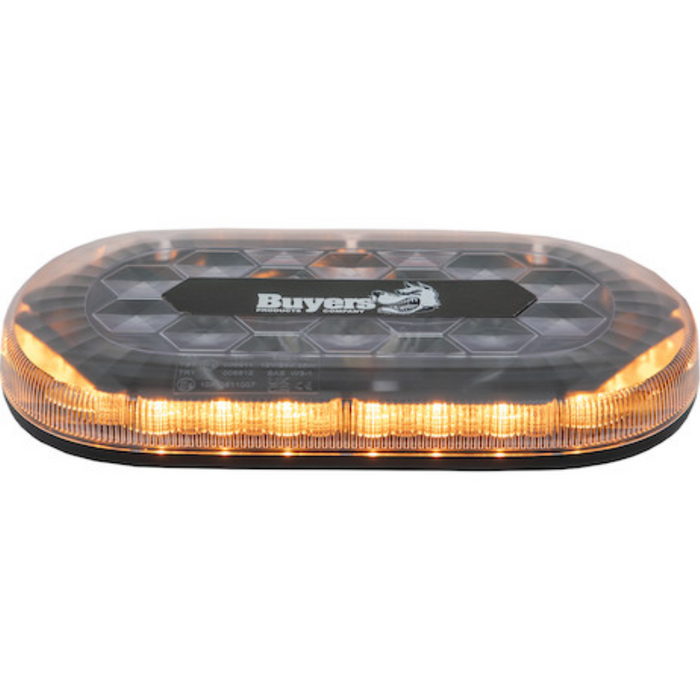 Buyers Products 13 Inch Oval Amber/Clear Modular Mini Light Bar Model 8891172