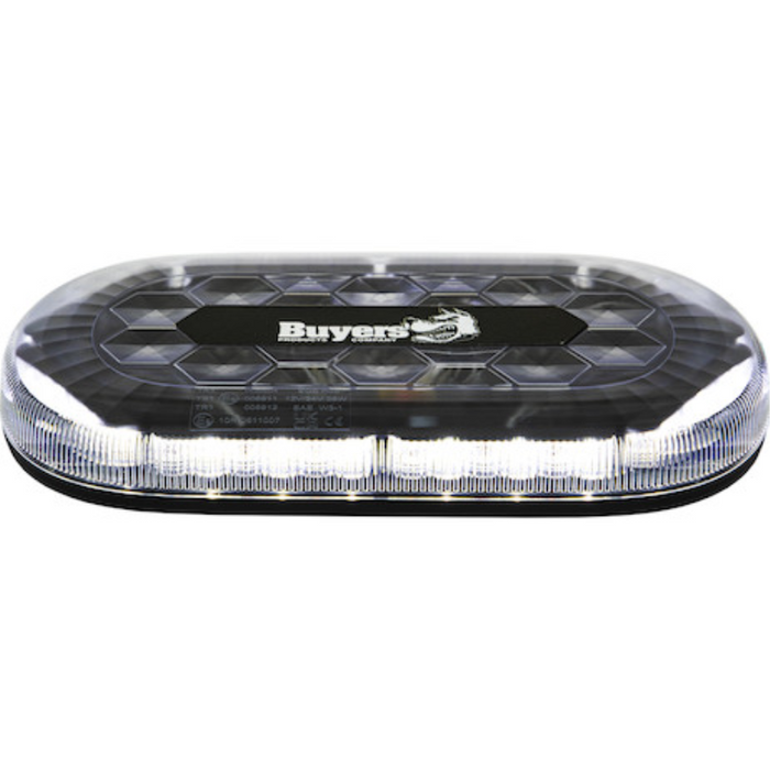 Buyers Products 13 Inch Oval Amber/Clear Modular Mini Light Bar Model 8891172