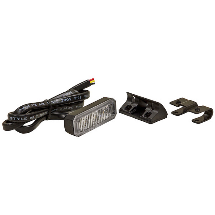 Buyers Products 2.5 Inch Low Profile Rectangular LED Amber Strobe Light Model 8891403