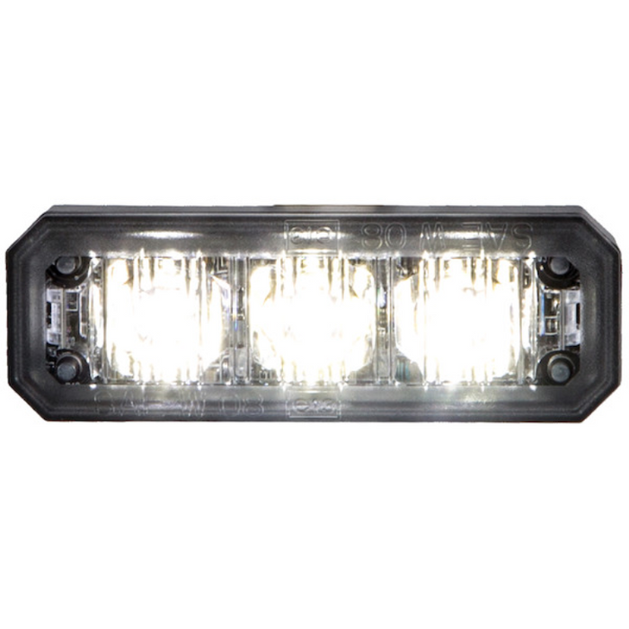 Buyers Products 2.5 Inch Low Profile Rectangular LED Amber Strobe Light Model 8891403