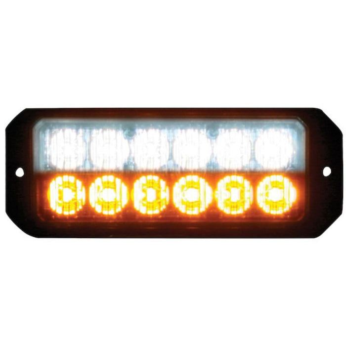 Buyers Products Clear/Amber Dual Row 5 Inch LED Strobe Light 8891702