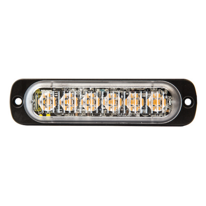 Buyers Products 4.5 Inch Thin Horizontal Rectangular LED Blue Strobe Light Series Model 8891904