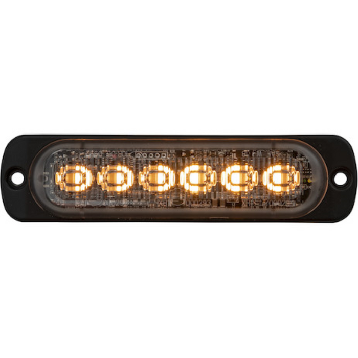 Buyers Products 4.5 Inch Dual Color Thin Wide Rectangular LED Amber/Green Strobe Light Model 8892109