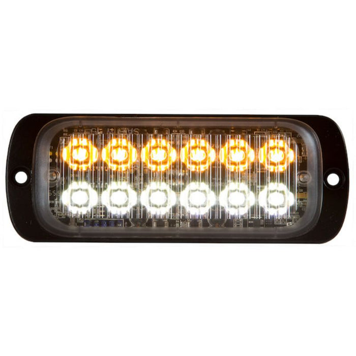 Buyers Products Thin Dual Row 4.5 Inch Amber/Clear LED Strobe Light Model 8892602