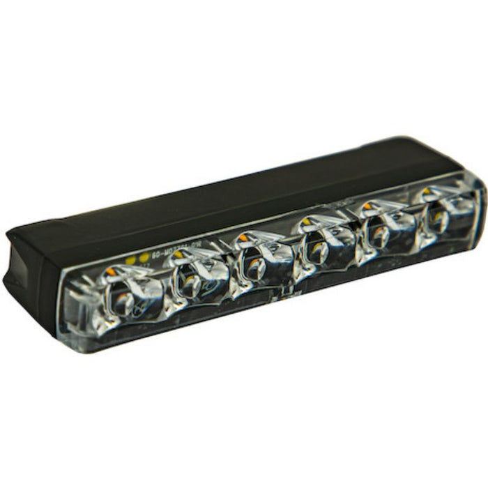 Buyers Products Narrow Profile 3.5 Inch Amber/Clear LED Strobe Light 8892712