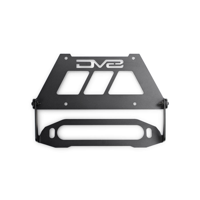 DV8 Offroad Fairlead Mounted Flip-Up License Plate Bracket Model LPBM-02