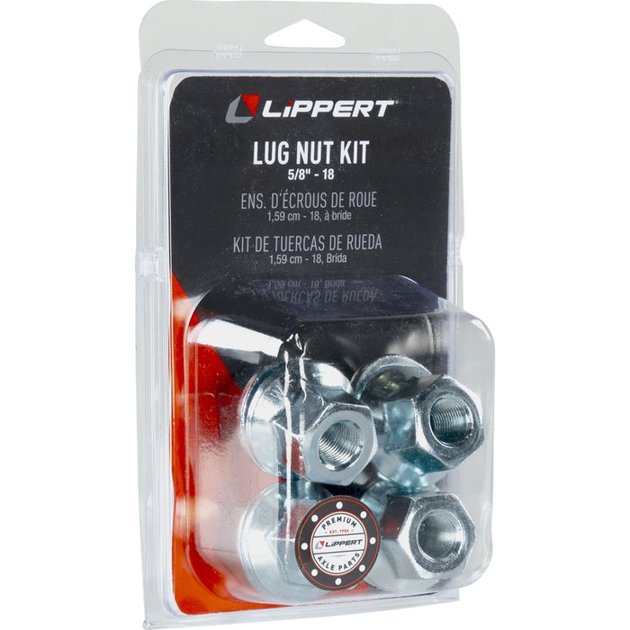 CURT Hex Flange Wheel Nut - 5/8"-18 (Retail Packaging) Model 2024039634