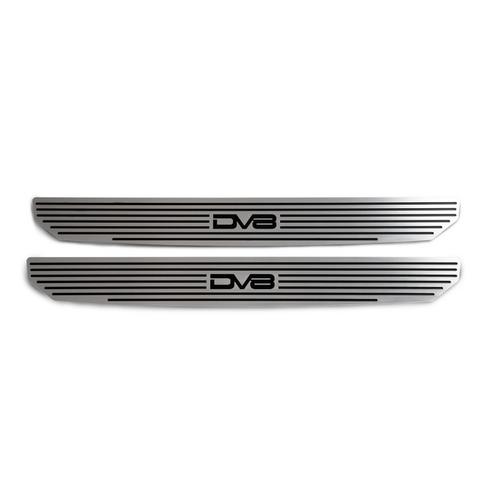DV8 Offroad 2020-2026 Jeep Wrangler JL JLU Gladiator JT Front ONLY Sill Plates Model D-JL-180014-SIL2