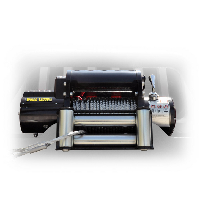 DV8 Offroad 12,000 lbs. Winch with Steel Cable Model WB12SC