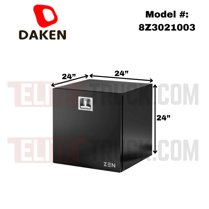 DAKEN Zen Series 24x24x24 Underbody Toolbox Black Steel Model 8Z3021003