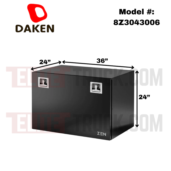 DAKEN Zen Series 36x24x24 Underbody Toolbox Black Steel Model 8Z3043006