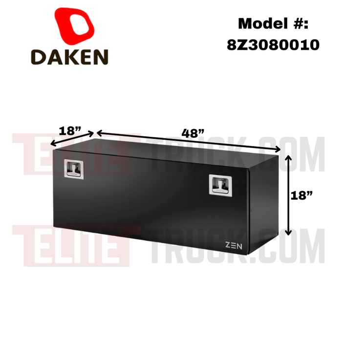 DAKEN Zen Series 48x18x18 Underbody Toolbox Black Steel Model 8Z3080010