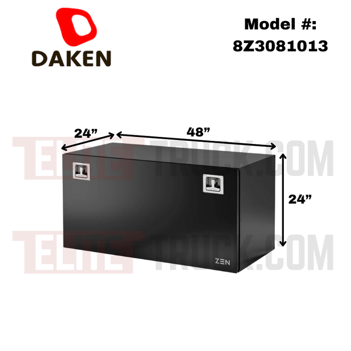DAKEN Zen Series 48x24x24 Underbody Toolbox Black Steel Model 8Z3081013