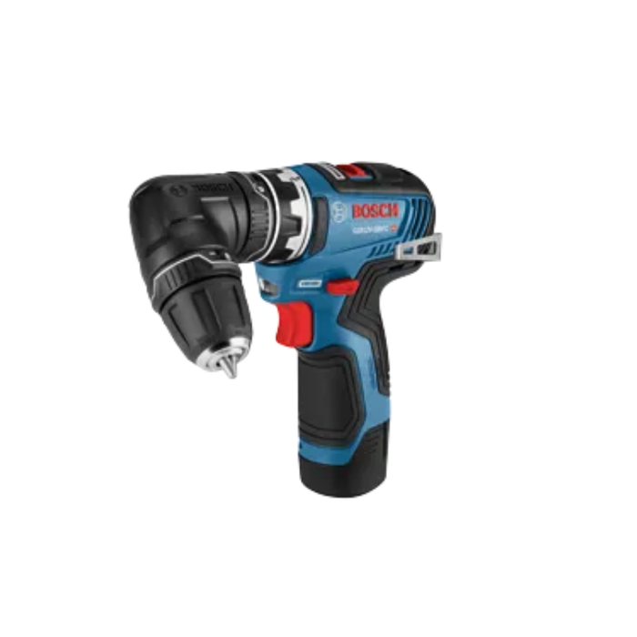 Bosch 12V Max Drill Driver With 5-In-1 Brushless Flexiclick System With (2) 2.0 Ah Batteries Model GSR12V-300FCB22