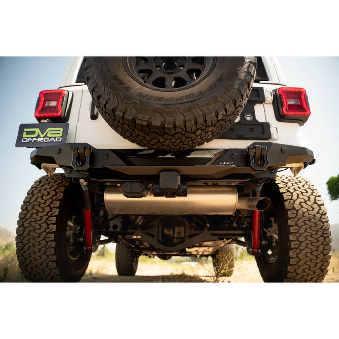 DV8 Offroad 2018-2025 Jeep Wrangler Fs-15 Series Rear Bumper Model RBJL-11