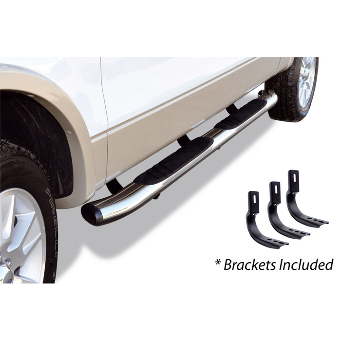 Go Rhino 5" OE Xtreme Composite Step Nerf Bars with Mounting Brackets Kit Model 685415680CC
