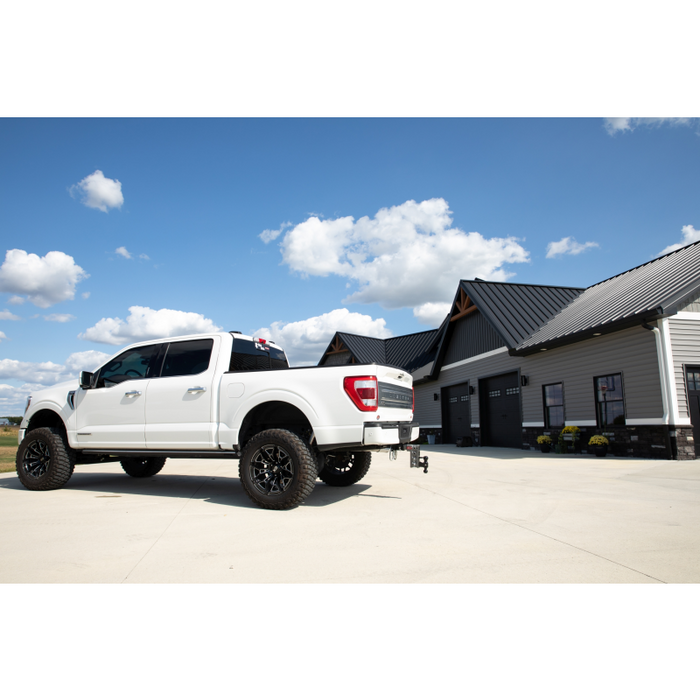 Gen-Y MEGA-DUTY 3" Shank 6" Offset Drop 3.5K TW 32K Hitch with Dual-Ball & Pintle Lock Model GH-2024