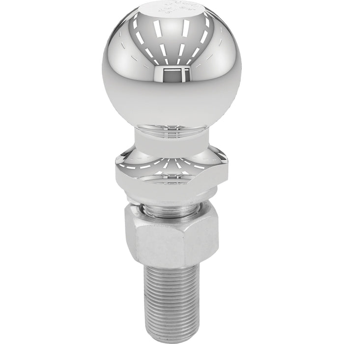 CURT Chrome Trailer Hitch Ball, 6,000 lbs, 2-5/16-Inch Diameter, 1 x 3-Inch Shank Model 40021