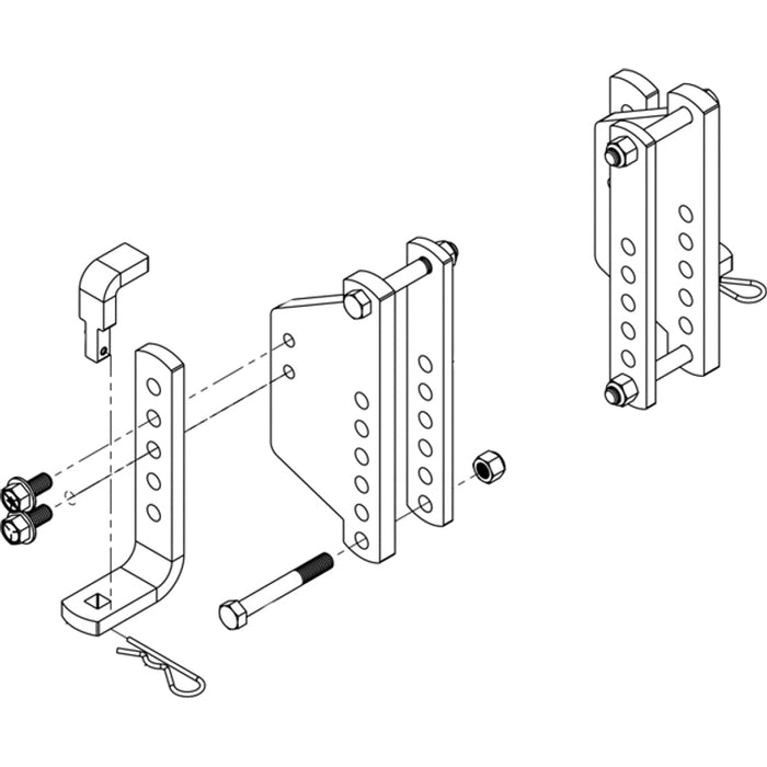 Blue Ox TrackPro/2-Point Hitch Accessory Model BXW4080