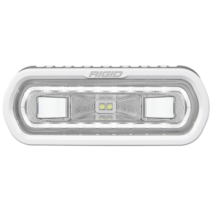 Rigid Industries SR-L Series Marine Spreader Pod, 2 Wire, Surface Mount, White W/White Halo Model 51100