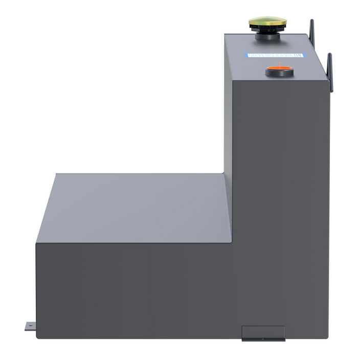 UWS Matte Black 75-Gallon L-Shape Steel Transfer Tank Model ST-75-L-MB