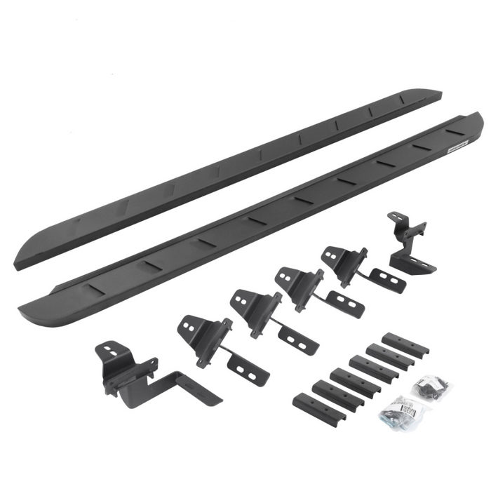 Go Rhino RB10 Slim Line Running Boards with Mounting Brackets Kit Model 63450568SPC