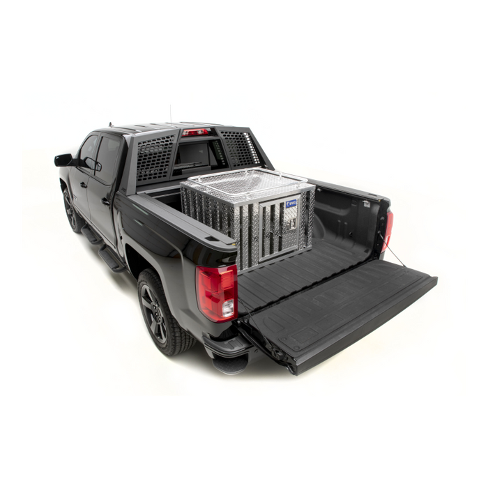 UWS Bright Aluminum 36" x 36" Single-Door Dog Box Model DB-3636