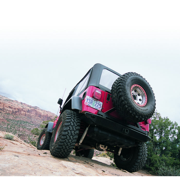 Warn Rock Crawler Stubby Front Bumper for Jeep TJ Model 87700