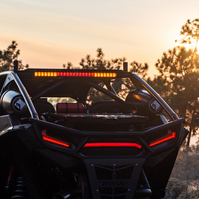 Rigid Industries Chase Rear Facing 27 Mode 5 Color LED Light Bar 28 Inch, Surface Mount Model 901802