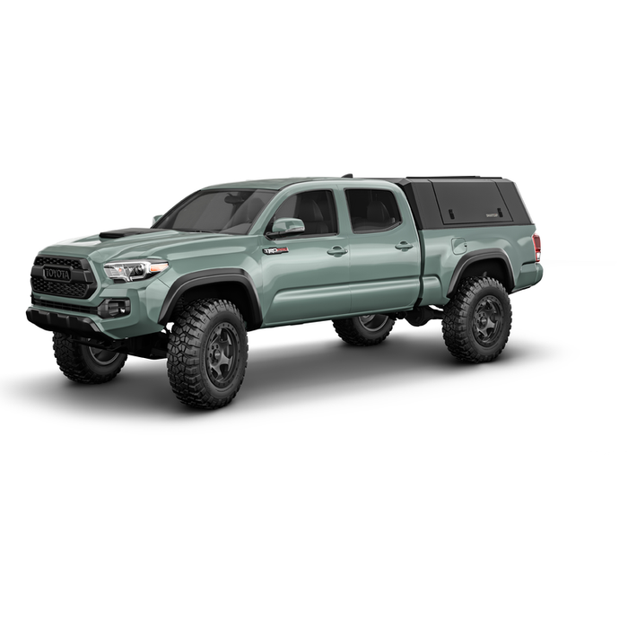 SmartCap Matte Black Truck Bed Cap EVOa Adventure Series w/ Vertical Locks Model EA1317-MB