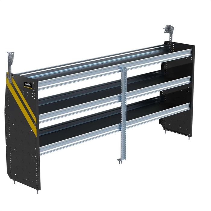 Ranger Design N4 3 Tray Steel Deep Van Shelving for Low Roof Vans 20"x96"x44.5" Model N4-DS96-3