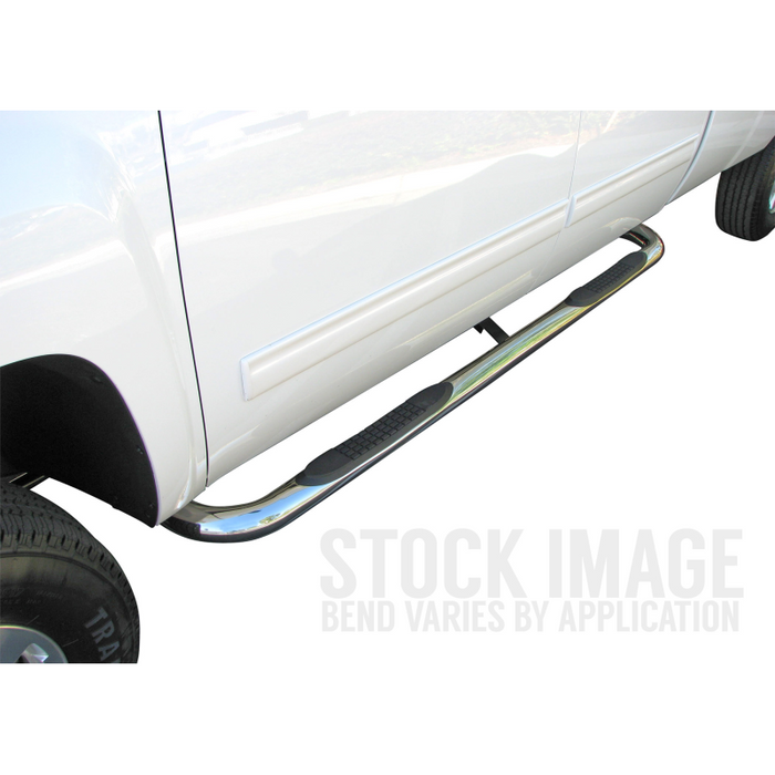 Steelcraft 3in. Round Stainless Steel Step Nerf Bars Model 222107