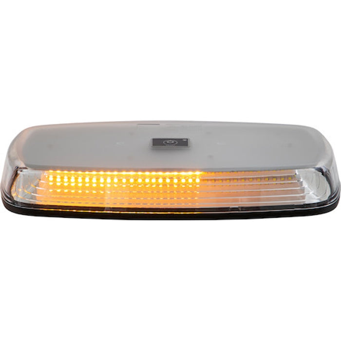 Buyers Products 12 Inch Rectangular Wireless LED Mini Light Bar with Wireless Remote - Amber/Clear Model 8891032