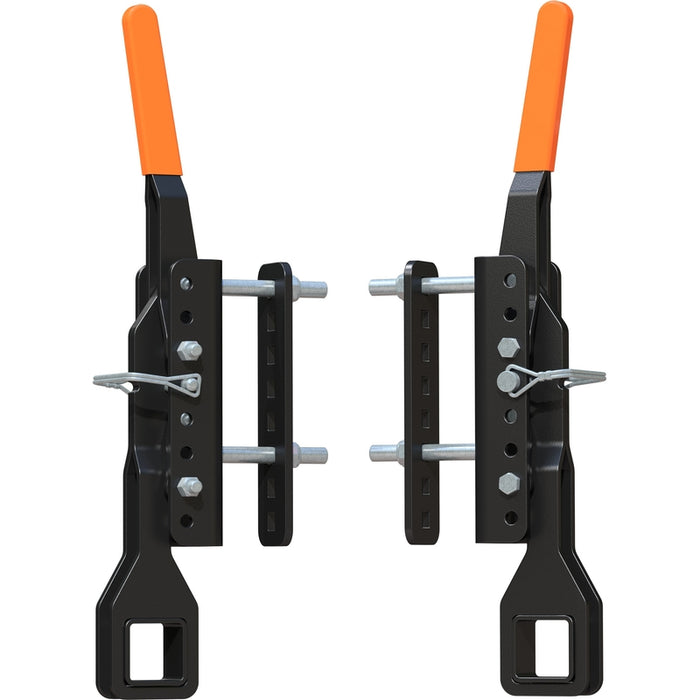 CURT Replacement TruTrack Trailer-Mounted Weight Distribution Hitch Adjustable Support Brackets with Handles Model 19298