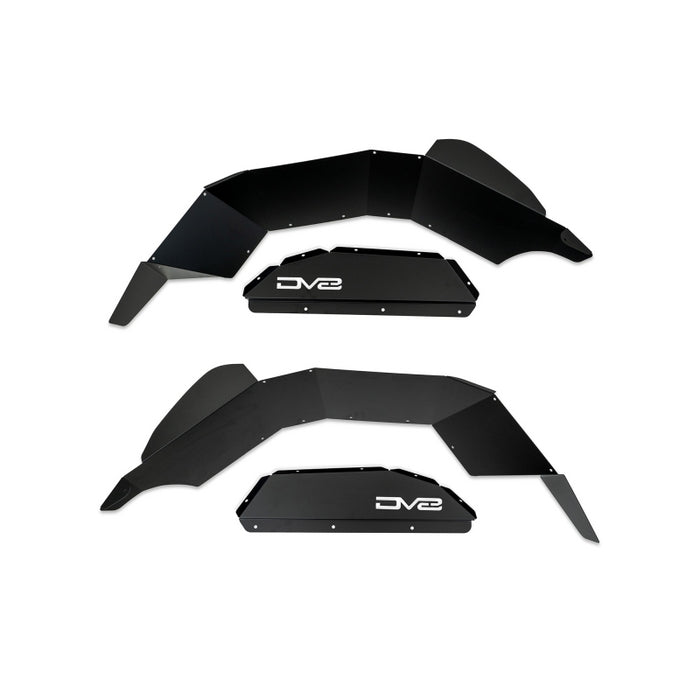 DV8 Offroad 2020-2025 Jeep Gladiator JT Rear Inner Fenders Model INFEND-07RB